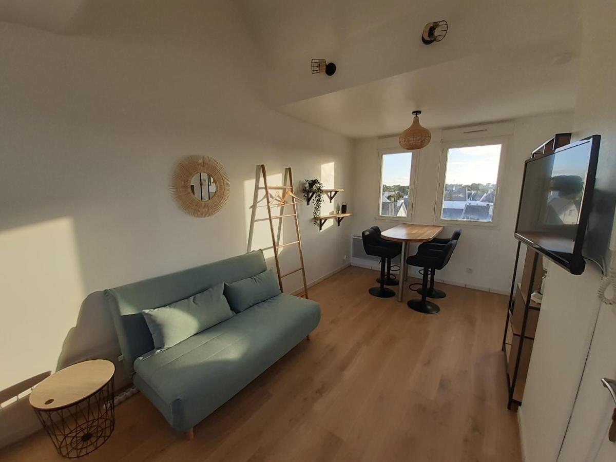 Studio calme 20m² à 500 mètres de la plage/ centre Saint-Pierre-Quiberon Exterior foto