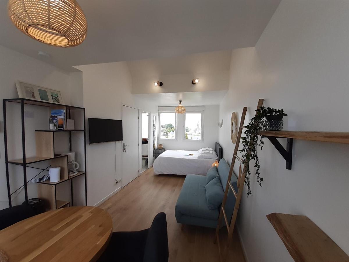 Studio calme 20m² à 500 mètres de la plage/ centre Saint-Pierre-Quiberon Exterior foto