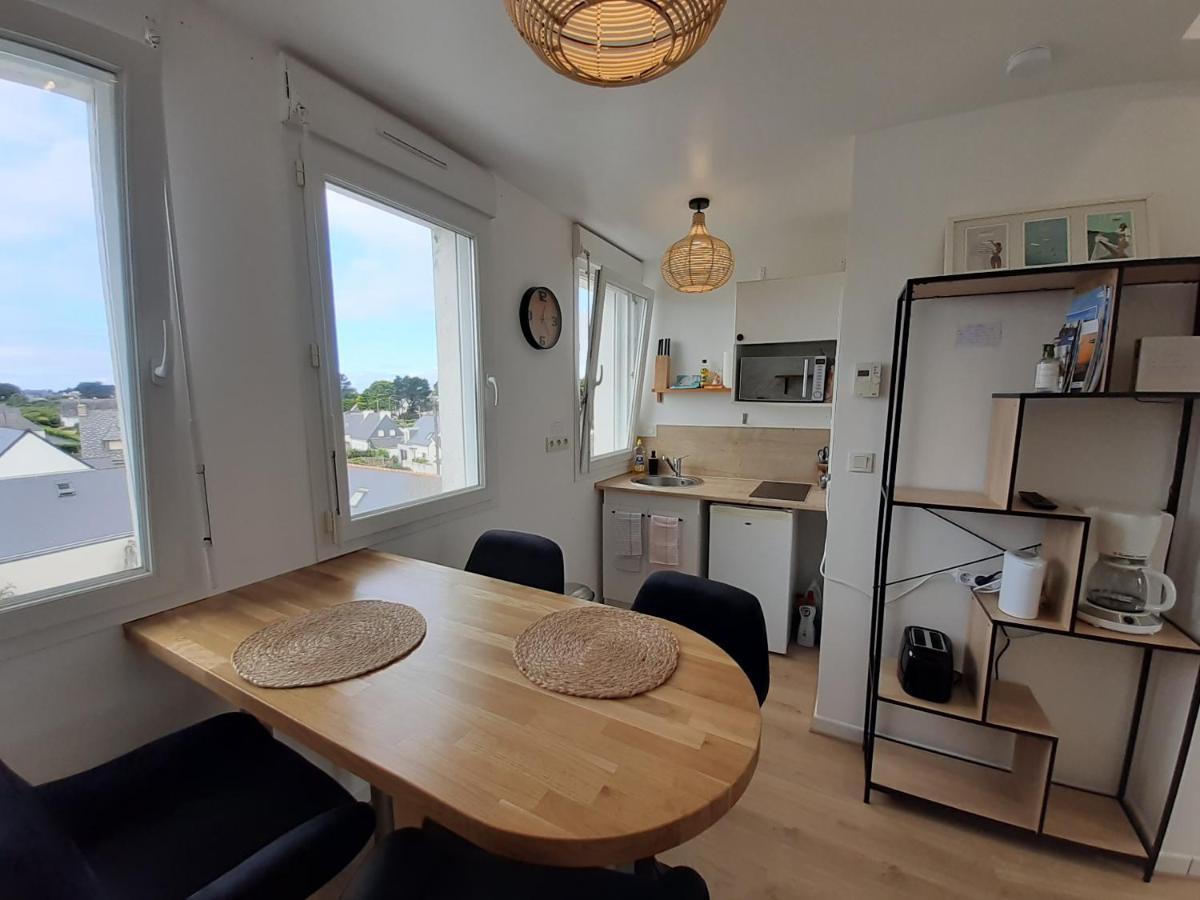 Studio calme 20m² à 500 mètres de la plage/ centre Saint-Pierre-Quiberon Exterior foto