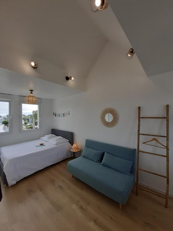 Studio calme 20m² à 500 mètres de la plage/ centre Saint-Pierre-Quiberon Exterior foto