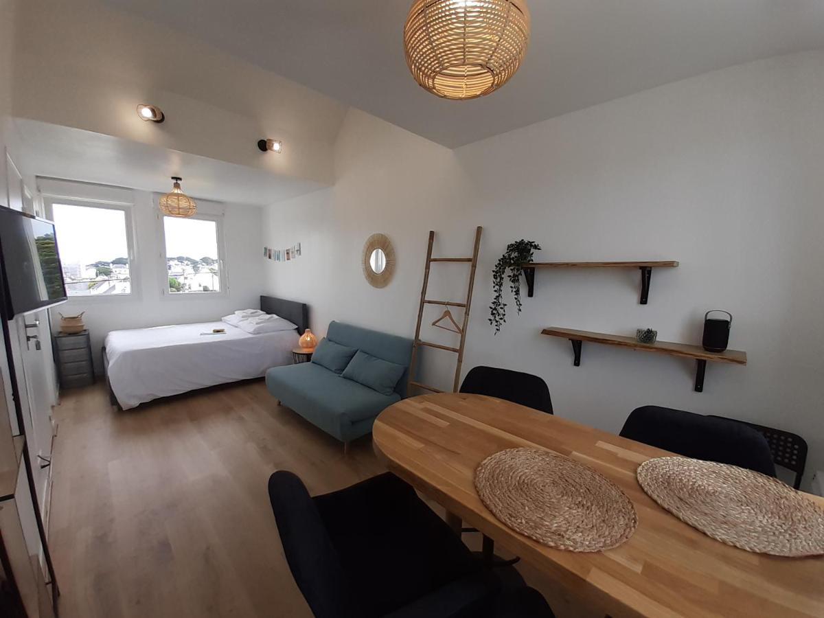 Studio calme 20m² à 500 mètres de la plage/ centre Saint-Pierre-Quiberon Exterior foto